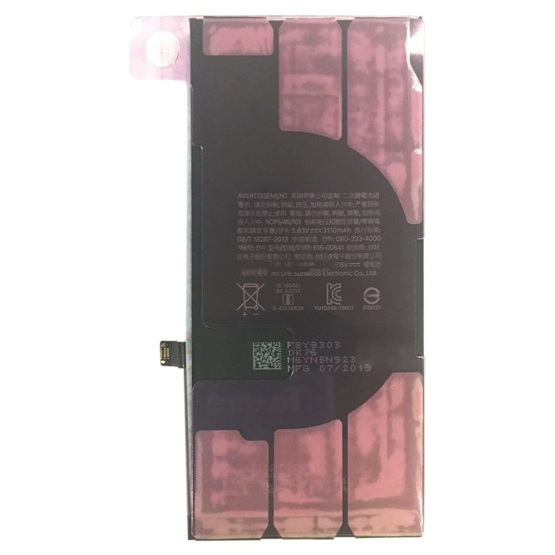 Cell Phone Batteries For IPhone 11 3110mAh Li-ion Battery Replacement