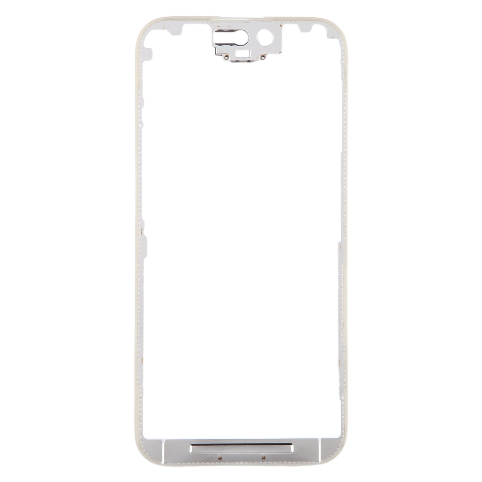 Mobile Phone Front Bezel Frame with Adhesive Tape for iPhone 15 Pro LCD Middle Frame Replacement