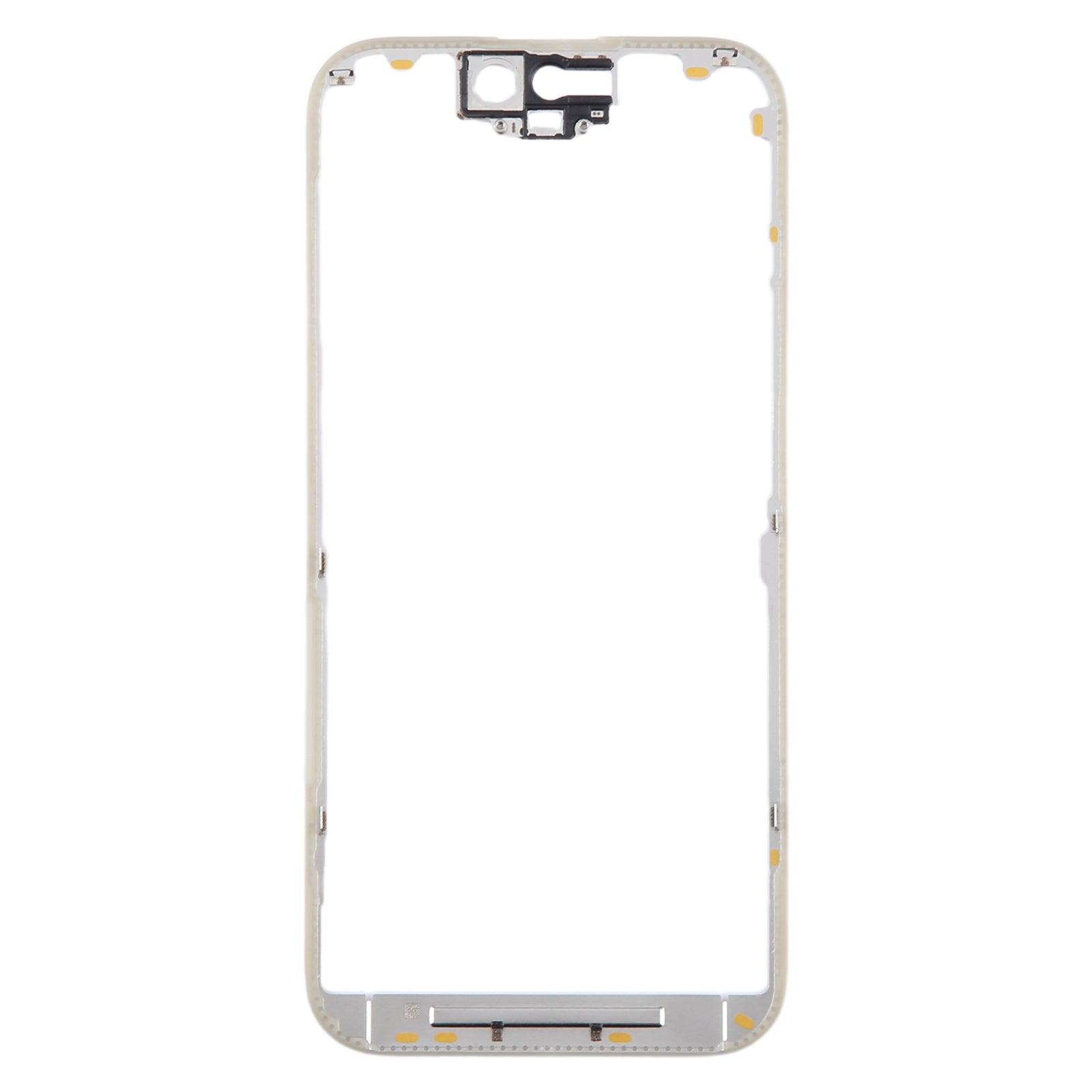 Mobile Phone Front Bezel Frame with Adhesive Tape for iPhone 15 Pro LCD Middle Frame Replacement