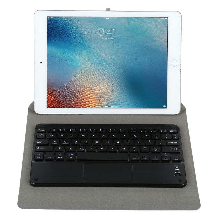 Universal Detachable Bluetooth Keyboard + Leather Case with Touchpad for iPad 9-10 inch