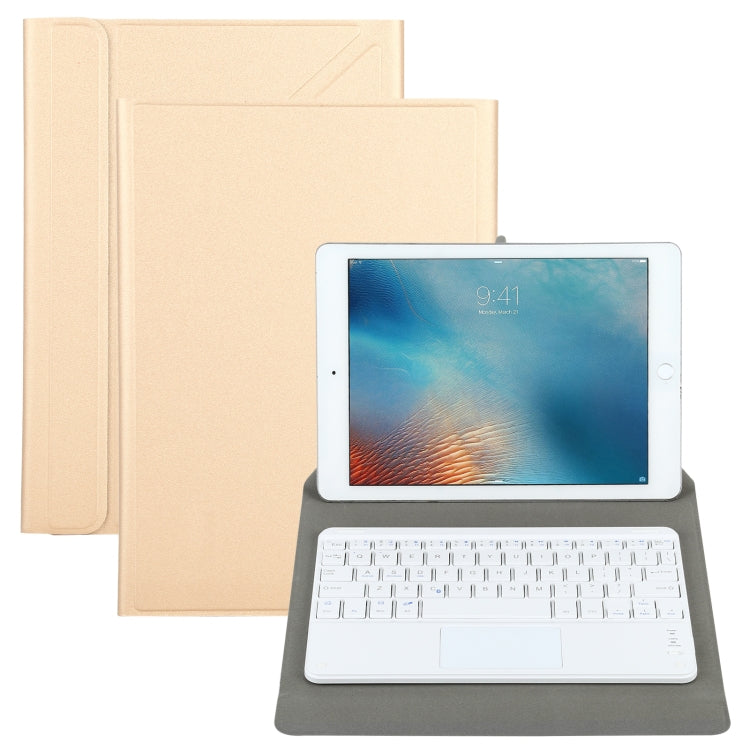 Universal Detachable Bluetooth Keyboard + Leather Case with Touchpad for iPad 9-10 inch