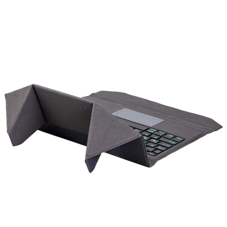 Integrated Bluetooth Keyboard Leather Case with Backlight & Touchpad & Holder