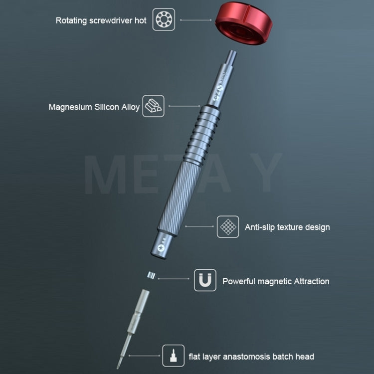 MECHANIC META Y Cross 2.5 Alloy Magnetic Screwdriver for Phone Repair