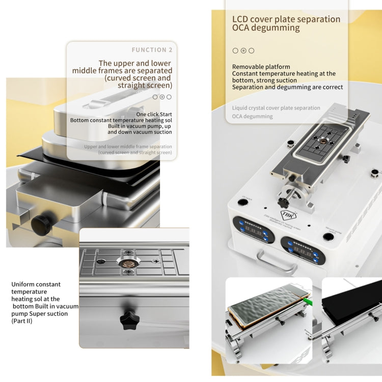 TBK 258S Intelligent Multi-function UV Cured Disassembly Machine