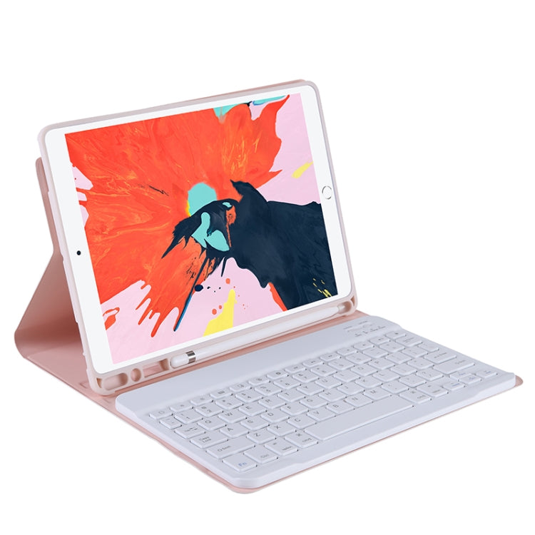 T11B 2020 For iPad 11 inch (2020 / 2018) TPU Candy Color Ultra-thin Bluetooth Keyboard Protective Case with Stand & Pen Slot