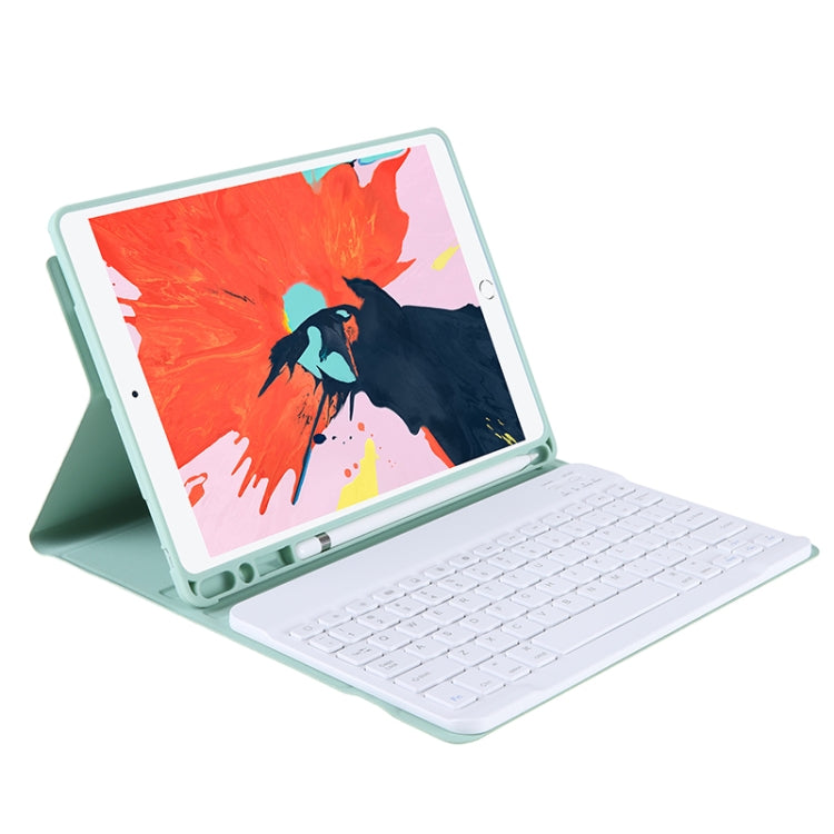 T11B 2020 For iPad 11 inch (2020 / 2018) TPU Candy Color Ultra-thin Bluetooth Keyboard Protective Case with Stand & Pen Slot