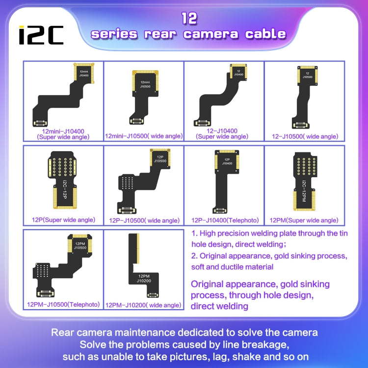 i2C Back Facing Telephoto Camera Cable