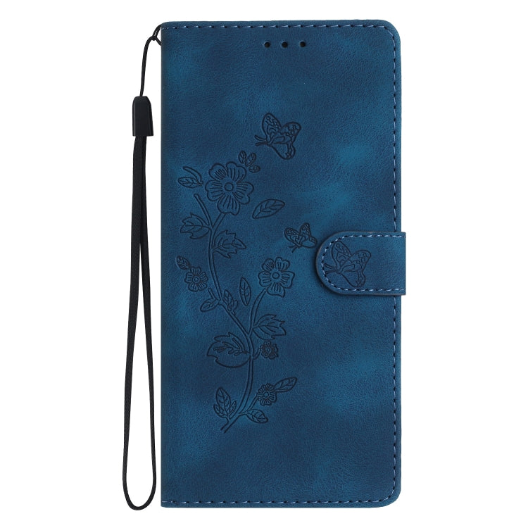 Flower Butterfly Embossing Pattern Leather Phone Case, Series 1