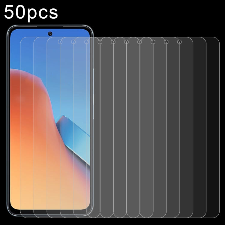 50pcs 0.26mm 9H 2.5D Tempered Glass Film