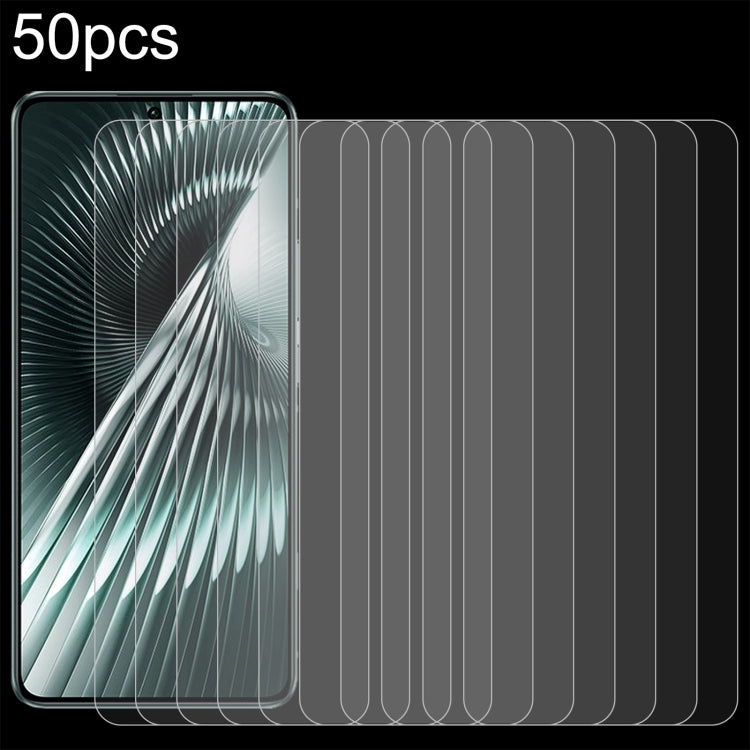 50pcs 0.26mm 9H 2.5D Tempered Glass Film