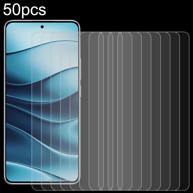 50pcs 0.26mm 9H 2.5D Tempered Glass Film, For Xiaomi Redmi Turbo 4 / Note 14S 4G, For Xiaomi Poco F7 Pro, For Xiaomi Poco M7 5G, For Xiaomi Redmi Note 14 4G 164.84mm, For Xiaomi Poco X7, For Xiaomi Redmi Note 14 Pro 5G India����������������������������...