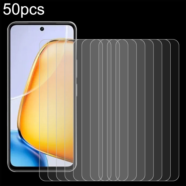 50pcs 0.26mm 9H 2.5D Tempered Glass Film, Series 1