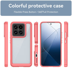 For Xiaomi 14 Colorful Series Acrylic Hybrid TPU Phone Case