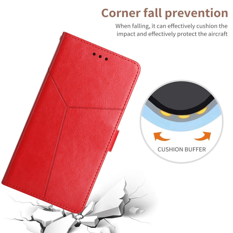 HT01 Y-shaped Pattern Flip Leather Phone Case, For iPhone 15