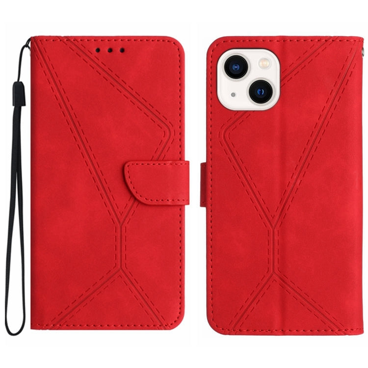 Stitching Embossed Leather Phone Case, Series 1