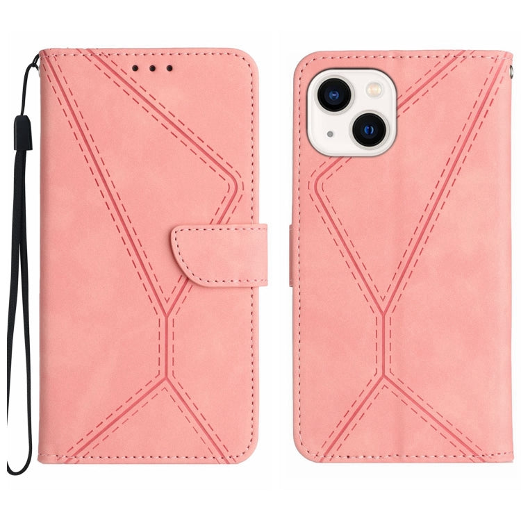 Stitching Embossed Leather Phone Case, Series 1