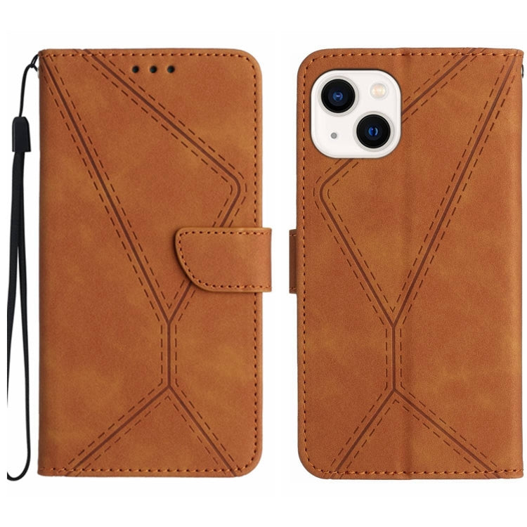 Stitching Embossed Leather Phone Case, Series 1