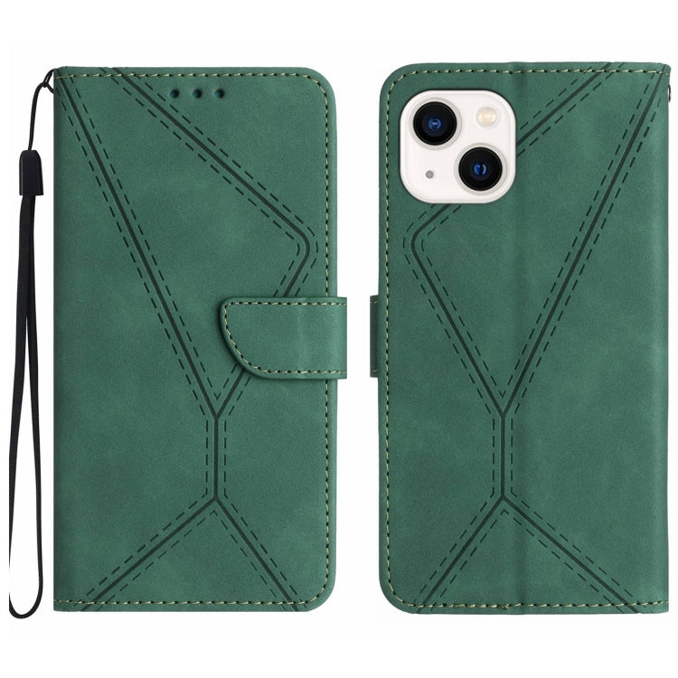 Stitching Embossed Leather Phone Case, Series 1