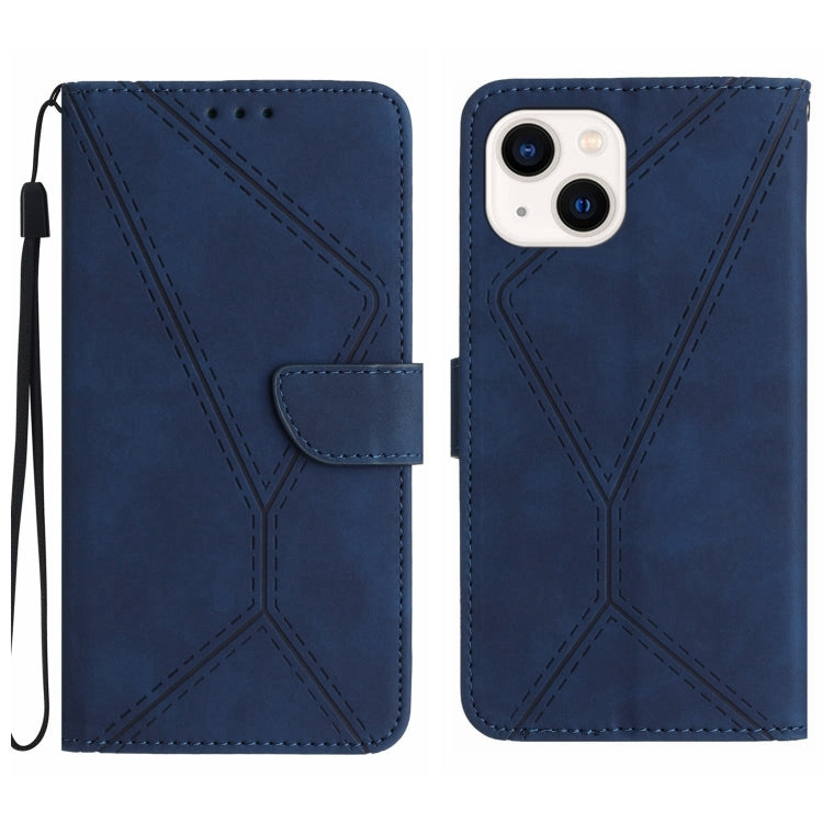 Stitching Embossed Leather Phone Case, Series 1