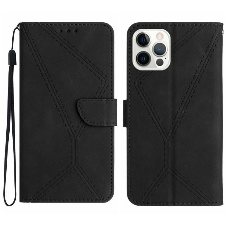 Stitching Embossed Leather Phone Case, Series 1