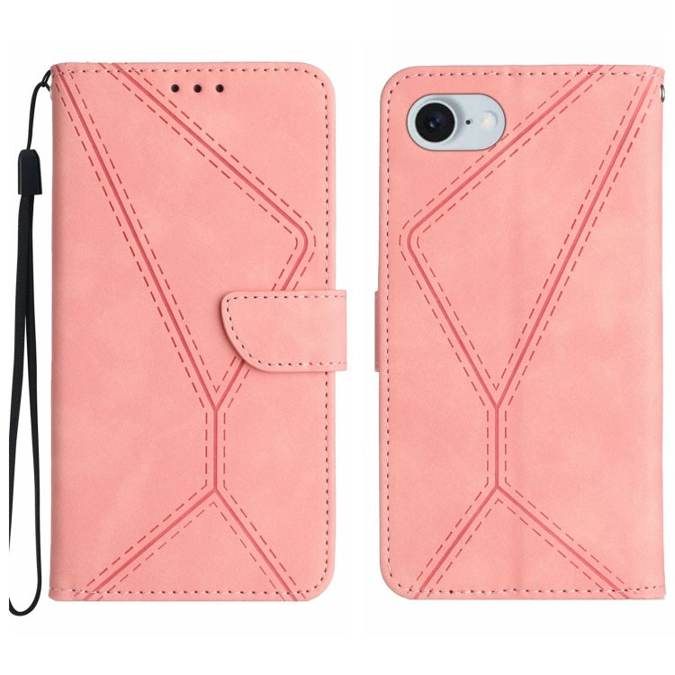 Stitching Embossed Leather Phone Case, Series 1