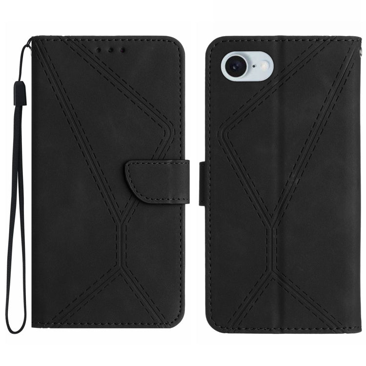 Stitching Embossed Leather Phone Case, Series 1