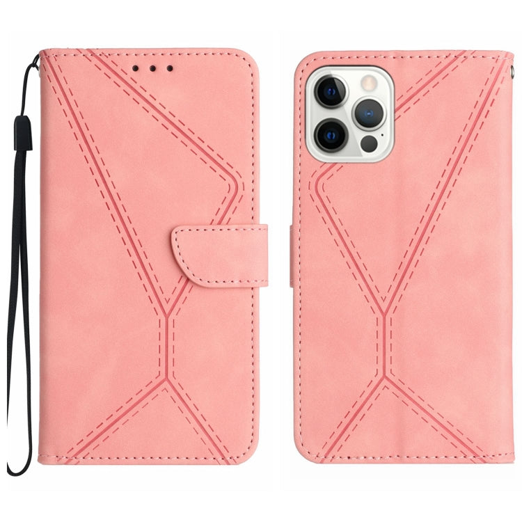 Stitching Embossed Leather Phone Case, Series 1