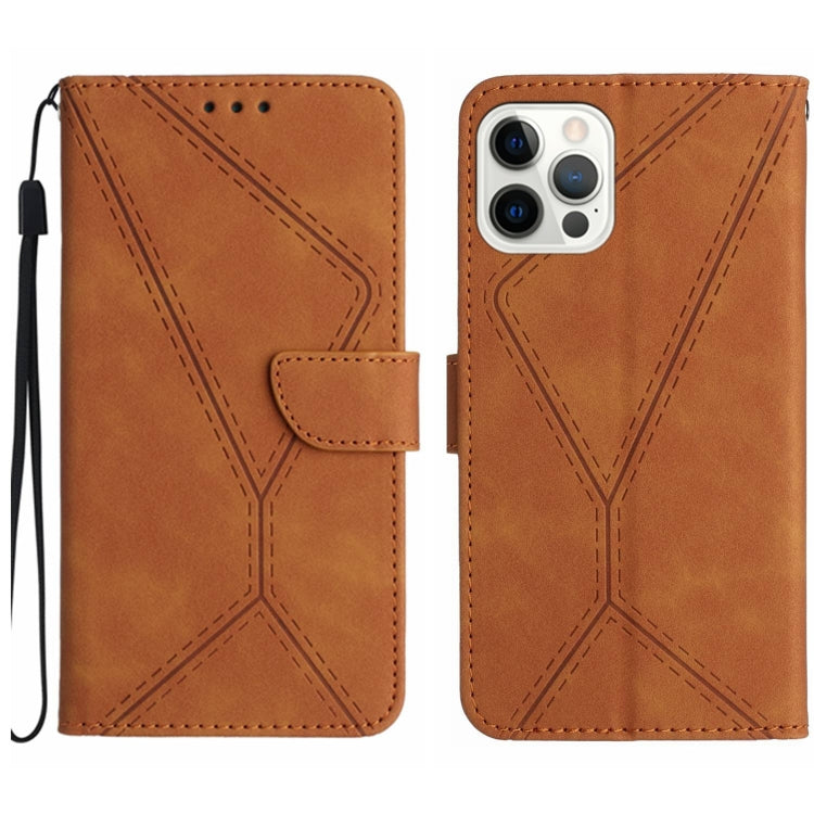 Stitching Embossed Leather Phone Case, Series 1