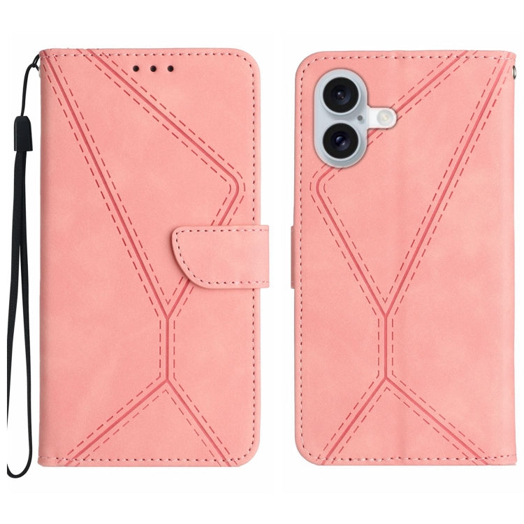 Stitching Embossed Leather Phone Case, Series 1