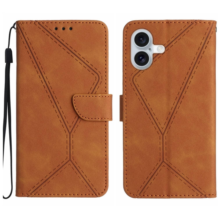 Stitching Embossed Leather Phone Case, Series 1