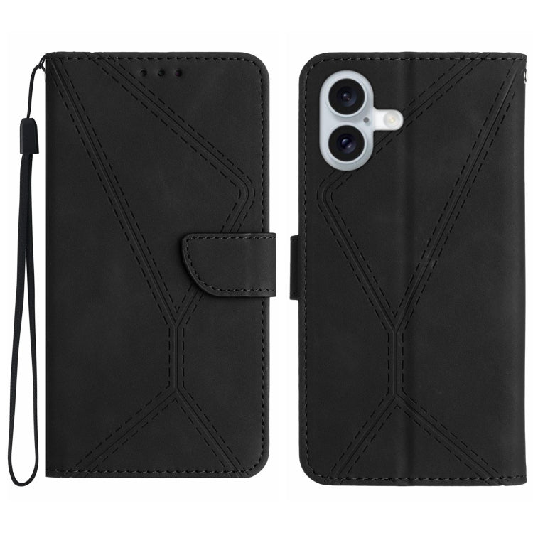 Stitching Embossed Leather Phone Case, Series 1