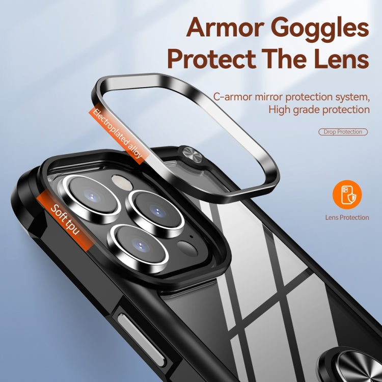 TPU + PC Lens Protection Phone Case with Ring Holder, Series 1