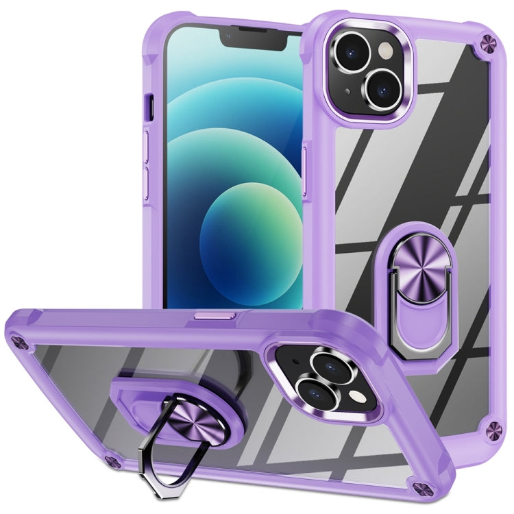 TPU + PC Lens Protection Phone Case with Ring Holder, Series 1