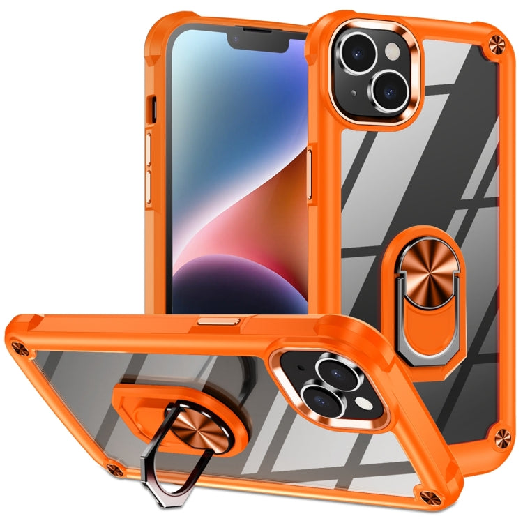 TPU + PC Lens Protection Phone Case with Ring Holder, Series 1