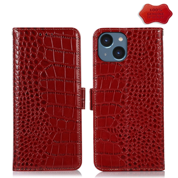 Crocodile Top Layer Cowhide Leather Phone Case, Series 1