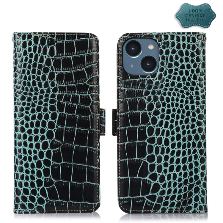 Crocodile Top Layer Cowhide Leather Phone Case, Series 1