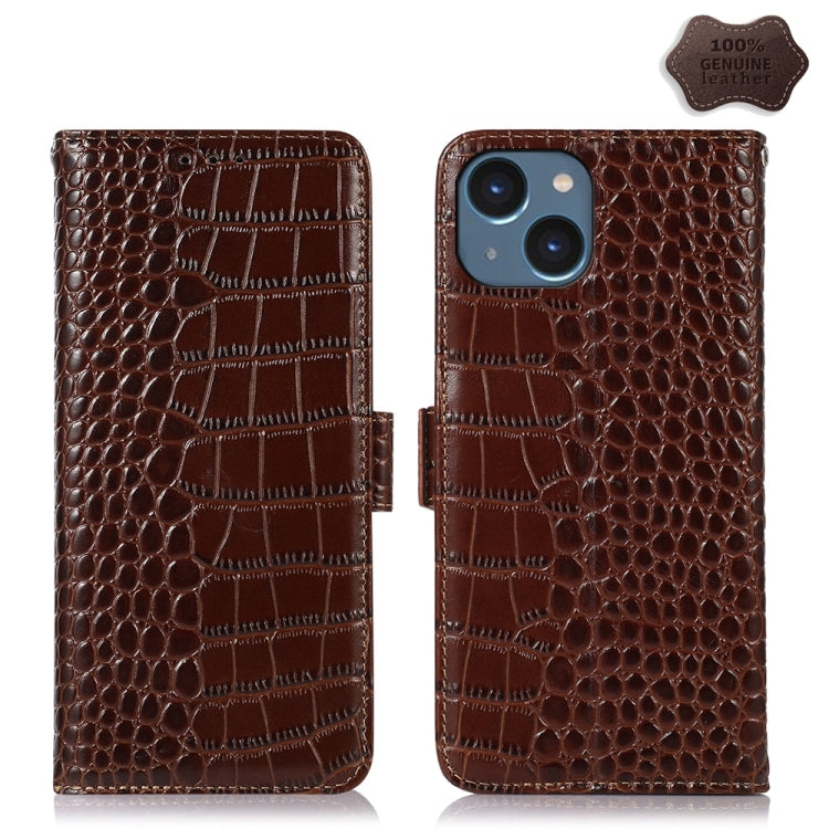 Crocodile Top Layer Cowhide Leather Phone Case, Series 1