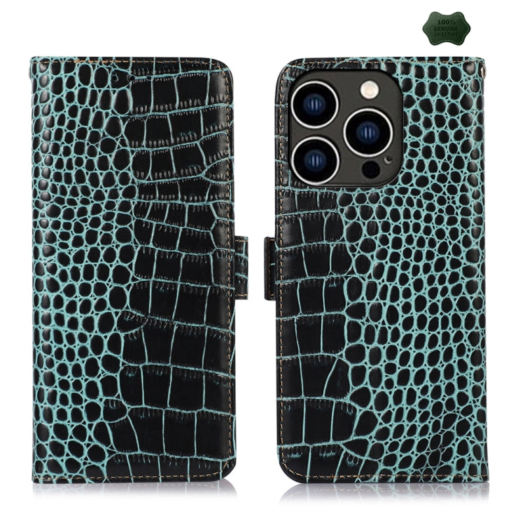 Crocodile Top Layer Cowhide Leather Phone Case, Series 1