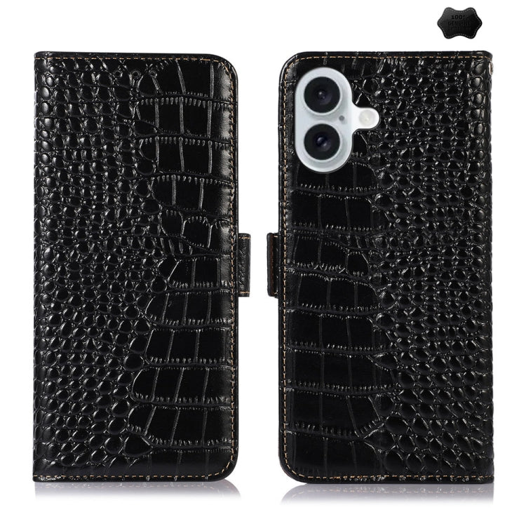 Crocodile Top Layer Cowhide Leather Phone Case, Series 1