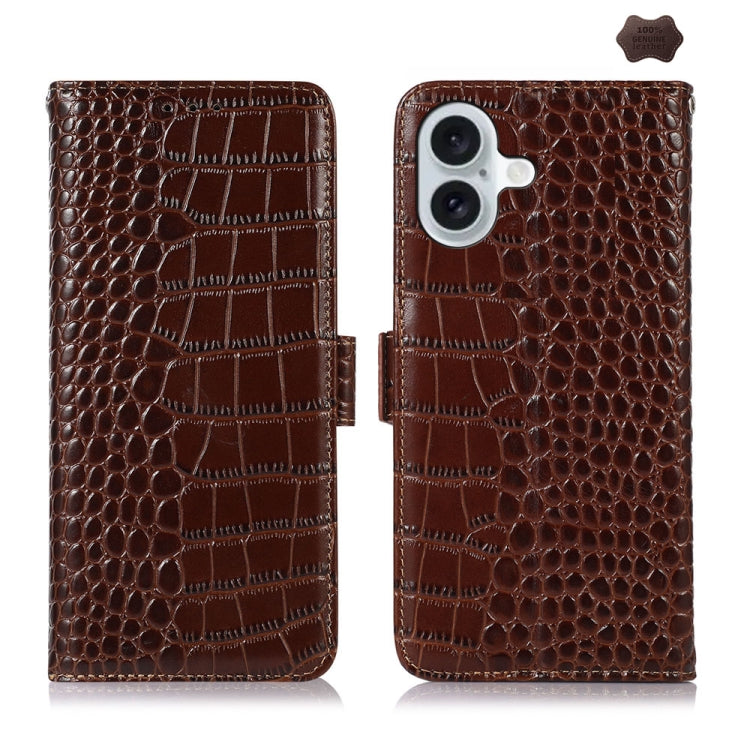 Crocodile Top Layer Cowhide Leather Phone Case, Series 1