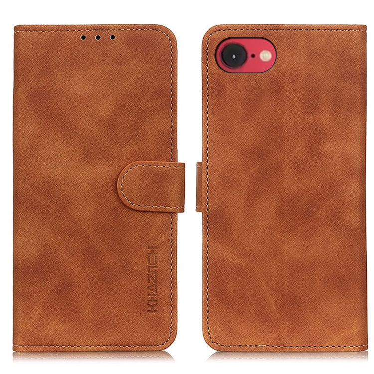 KHAZNEH Retro Texture Leather Phone Case, Series 1