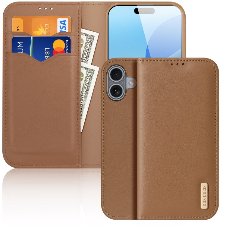 DUX DUCIS Hivo Series Cowhide + PU + TPU Flip Phone Case