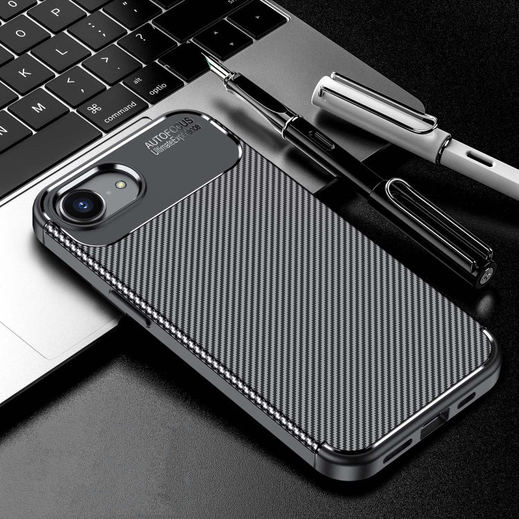 Carbon Fiber Texture Shockproof TPU Phone Case