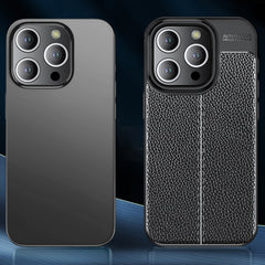 Litchi Texture Shockproof TPU Phone Case