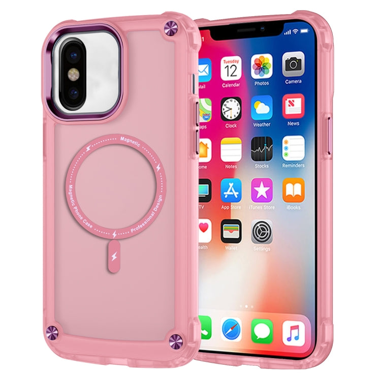 Skin Feel TPU + PC MagSafe Magnetic Phone Case, For iPhone 11 Pro Max, For iPhone 11, For iPhone 11 Pro, For iPhone X / XS, For iPhone XS Max