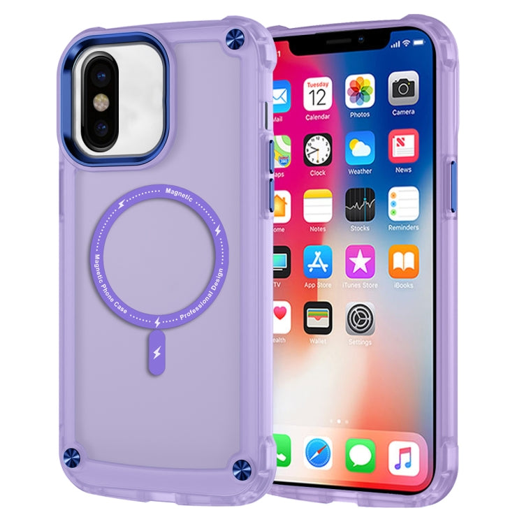 Skin Feel TPU + PC MagSafe Magnetic Phone Case, For iPhone 11 Pro Max, For iPhone 11, For iPhone 11 Pro, For iPhone X / XS, For iPhone XS Max