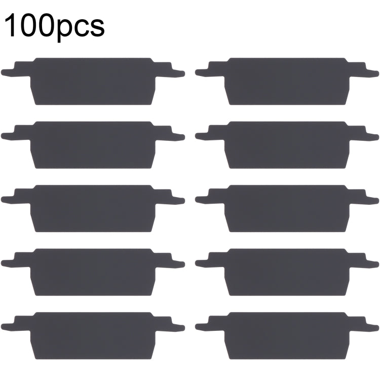 100set Battery Black Adhesive Strip Sticker