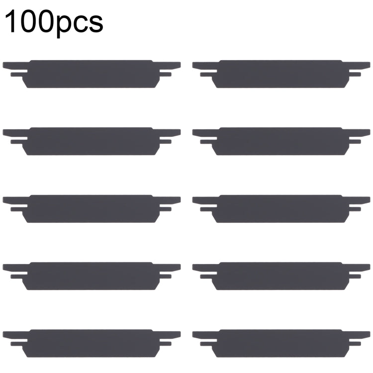 100set Battery Black Adhesive Strip Sticker