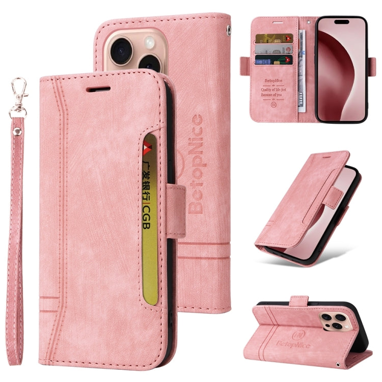 BETOPNICE Dual-side Buckle Leather Phone Case, Series 1