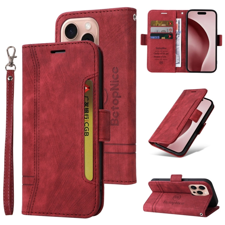 BETOPNICE Dual-side Buckle Leather Phone Case, Series 1